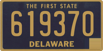 DE license plate 619370