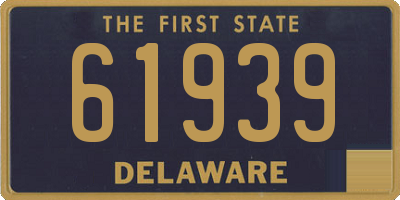 DE license plate 61939