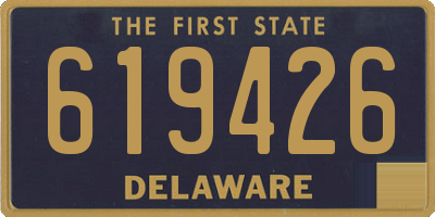 DE license plate 619426