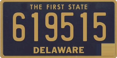 DE license plate 619515