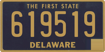 DE license plate 619519