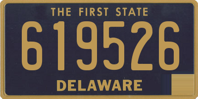 DE license plate 619526