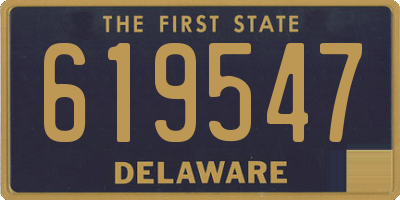 DE license plate 619547