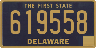 DE license plate 619558