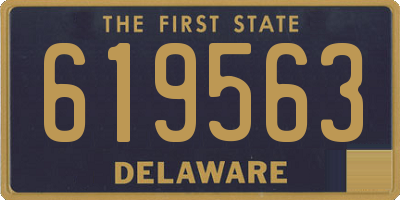 DE license plate 619563