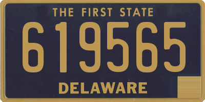 DE license plate 619565