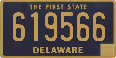 DE license plate 619566
