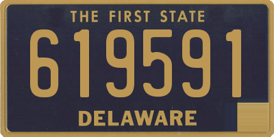 DE license plate 619591