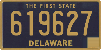 DE license plate 619627