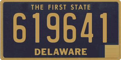 DE license plate 619641