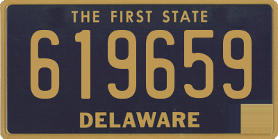 DE license plate 619659