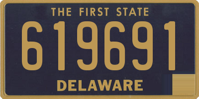 DE license plate 619691
