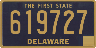 DE license plate 619727