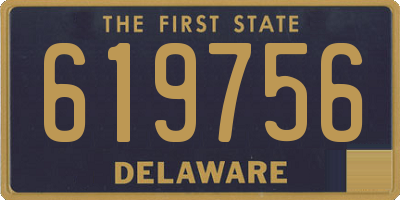 DE license plate 619756
