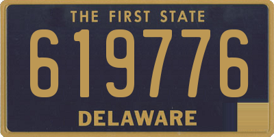 DE license plate 619776