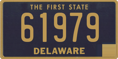 DE license plate 61979