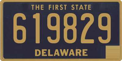 DE license plate 619829