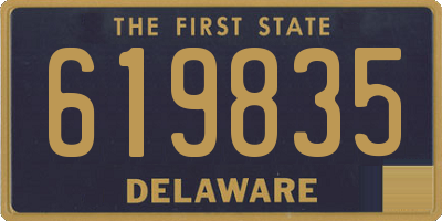 DE license plate 619835