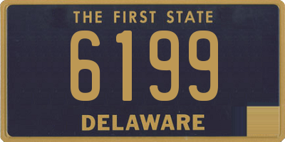 DE license plate 6199