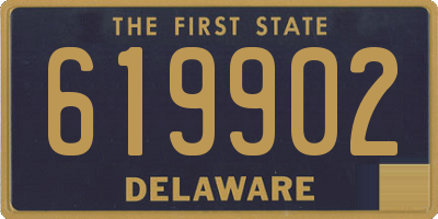 DE license plate 619902