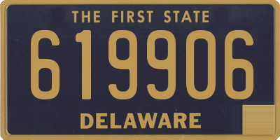 DE license plate 619906
