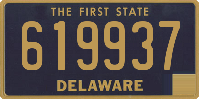 DE license plate 619937