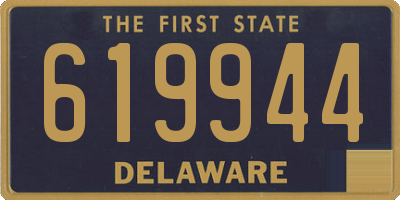 DE license plate 619944