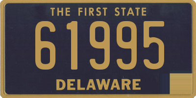 DE license plate 61995