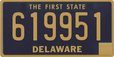 DE license plate 619951