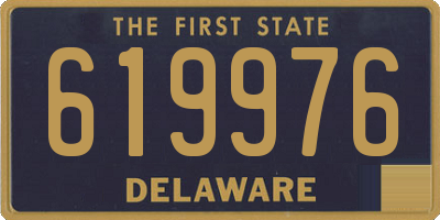 DE license plate 619976