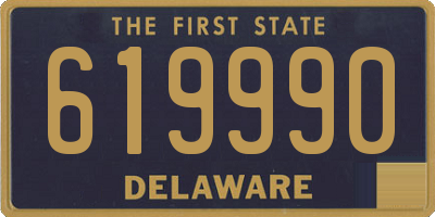 DE license plate 619990