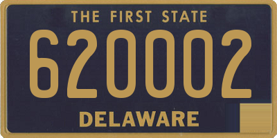 DE license plate 620002