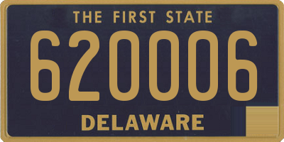 DE license plate 620006