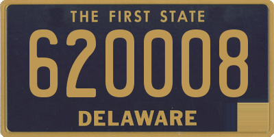 DE license plate 620008