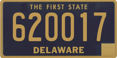 DE license plate 620017