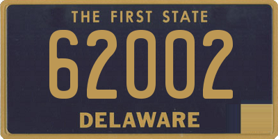 DE license plate 62002