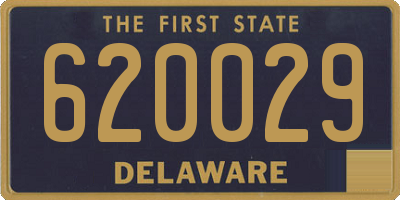 DE license plate 620029