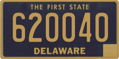 DE license plate 620040