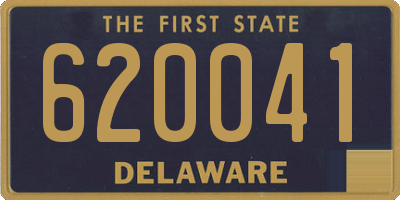 DE license plate 620041