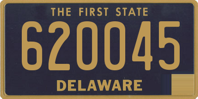 DE license plate 620045