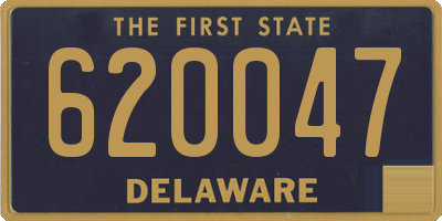 DE license plate 620047