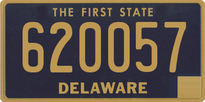 DE license plate 620057