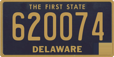 DE license plate 620074