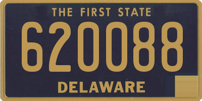 DE license plate 620088