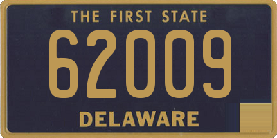 DE license plate 62009
