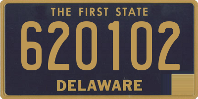 DE license plate 620102