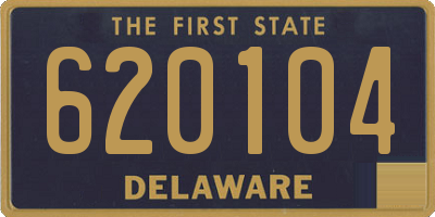 DE license plate 620104