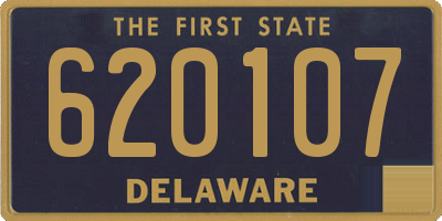 DE license plate 620107