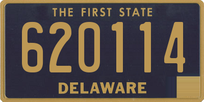 DE license plate 620114