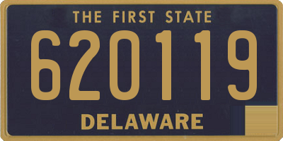 DE license plate 620119
